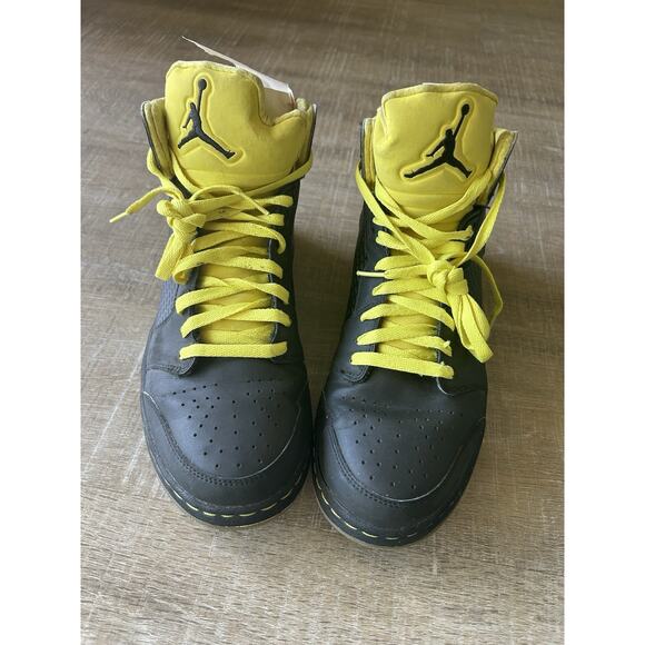 Nike Air Jordan Prime 5 Mens 10 Black Yellow Basketball Shoes 429489-070 main image 14